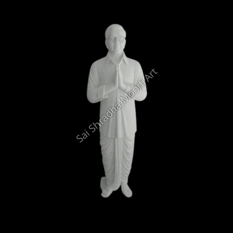 White Marble Bust Statue