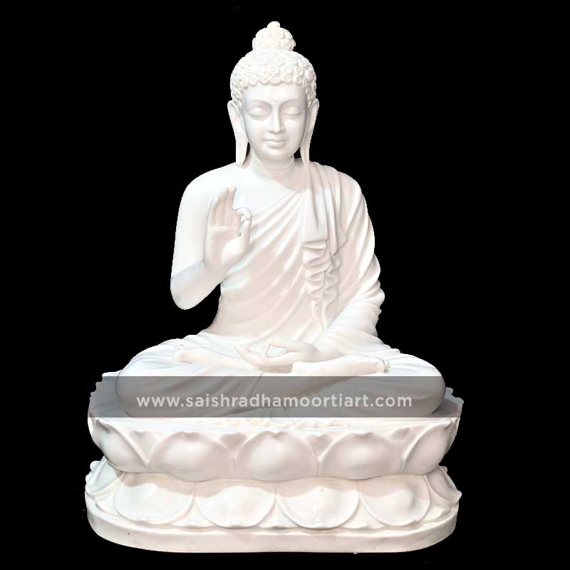 Marble Cultural White Buddha