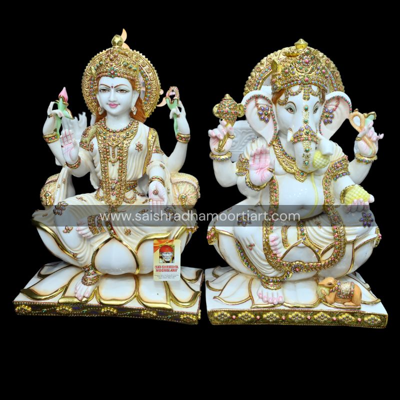 Marble Cultural Laxmi Ganesha