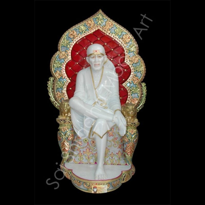 Sai Baba Idol With Sinhasan