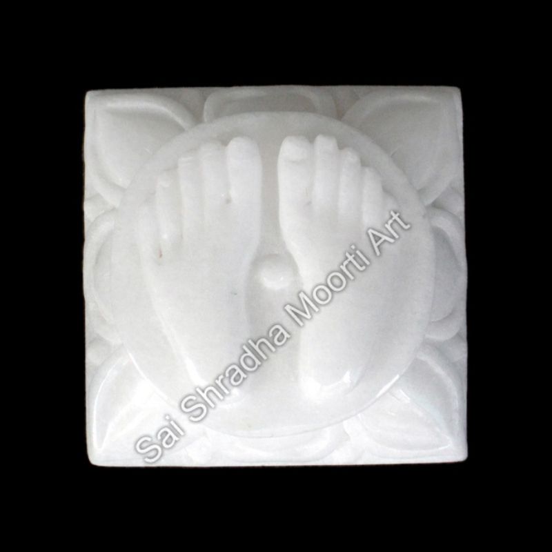 White Marble Charan Paduka