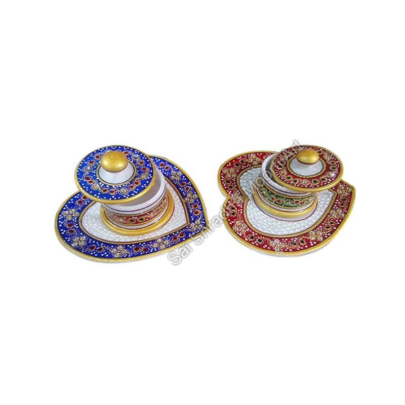 Marble Soopari Bowl Set