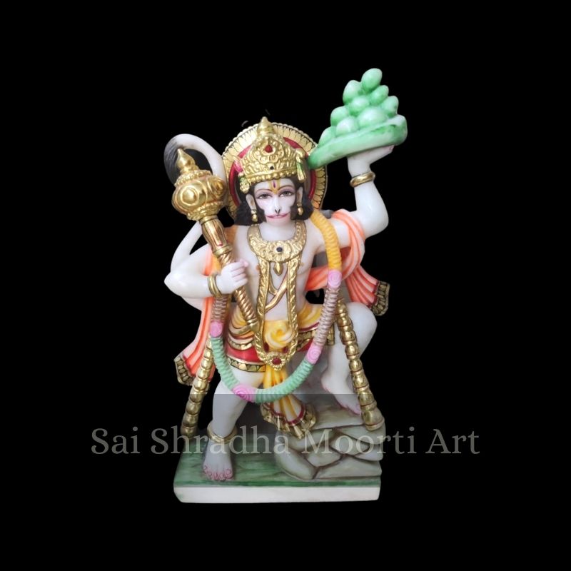 Marble Veer Hanuman Idol