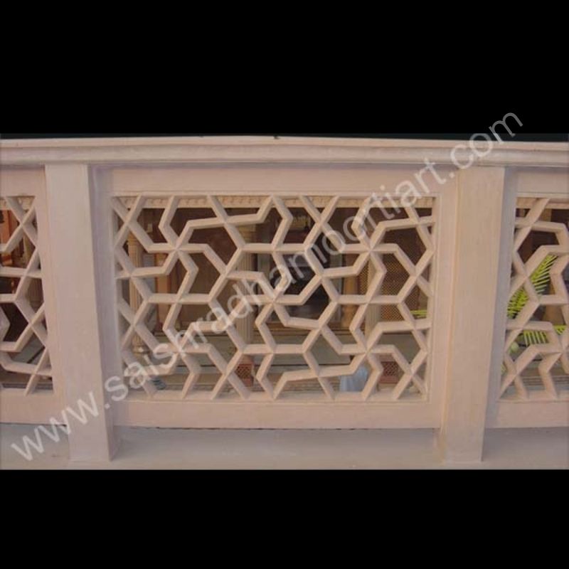 Pink Marble Jali For Home