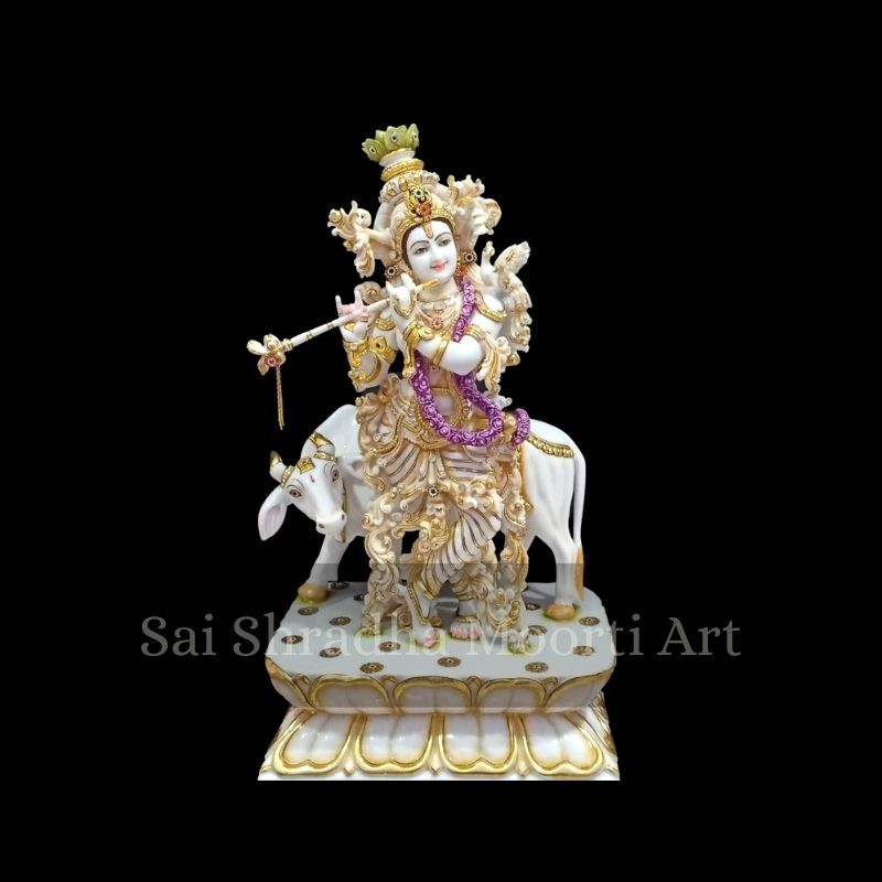 Shri Ram Darbar Marble Statue