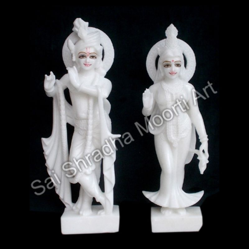 Marble Radha Krishna Moorti