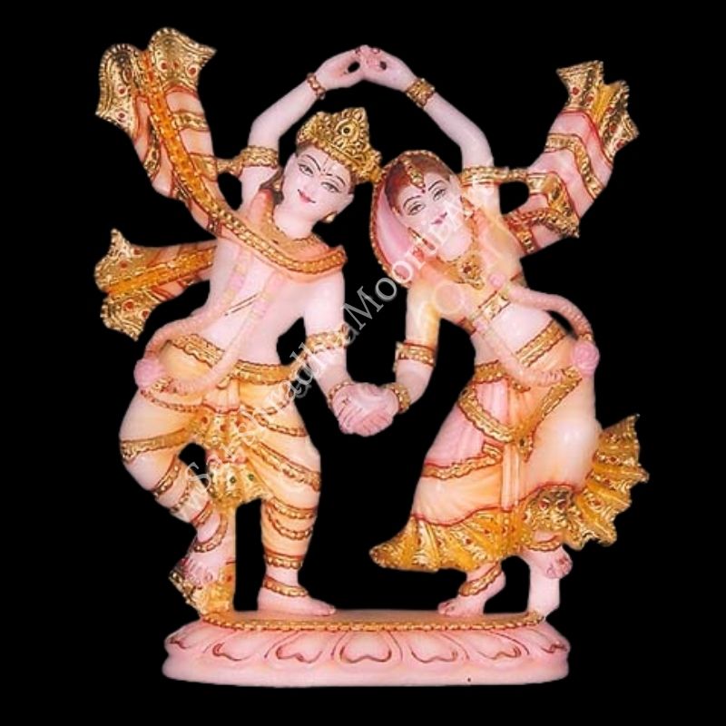 Marble Radha Krishna Statue