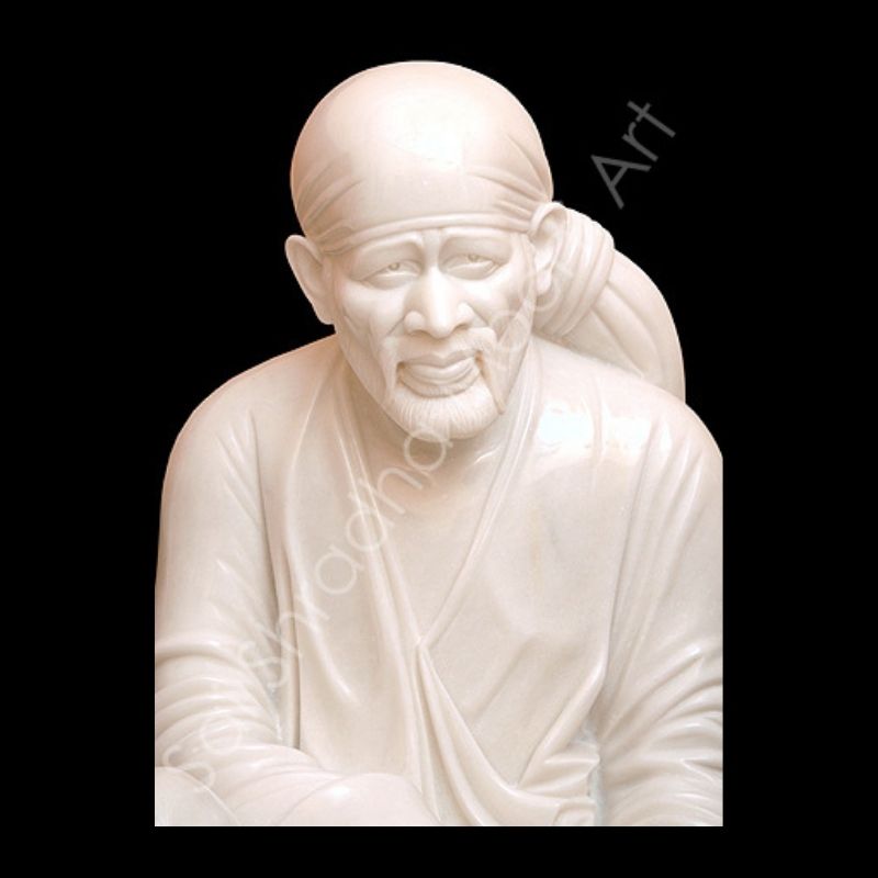 Marble Sai Baba Moorti